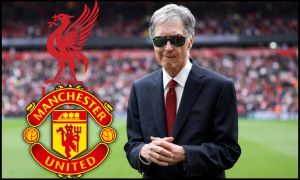 Liverpool owner John Henry looking on