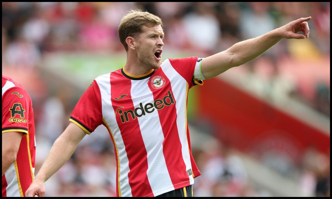 Nathan Collins in action for Brentford