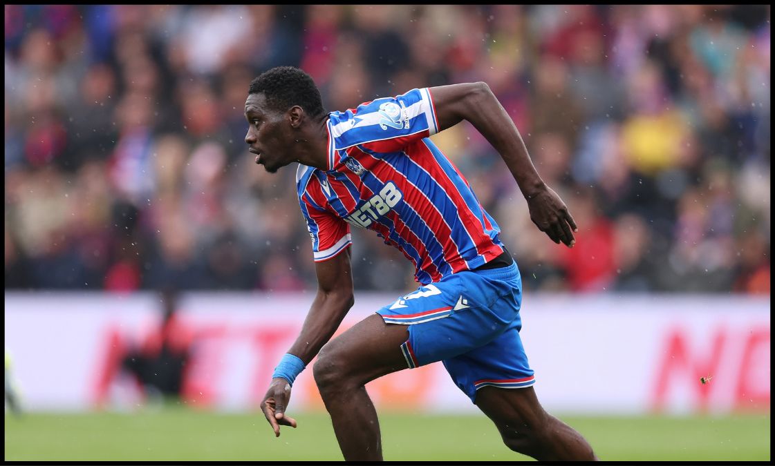 Tyrick Mitchell in action for Crystal Palace