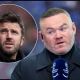 Wayne Rooney working as a TV pundit