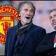Manchester United co-owner Sir Jim Ratcliffe with Director of Football Jason Wilcox