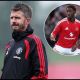 MANCHESTER, ENGLAND - OCTOBER 12: Michael Carrick, Manager of Manchester United, looks on during the training session ahead of the UEFA Champions League 2026/27 League Phase MD2 at Carrington Training Ground on October 12, 2026 in Manchester, England.