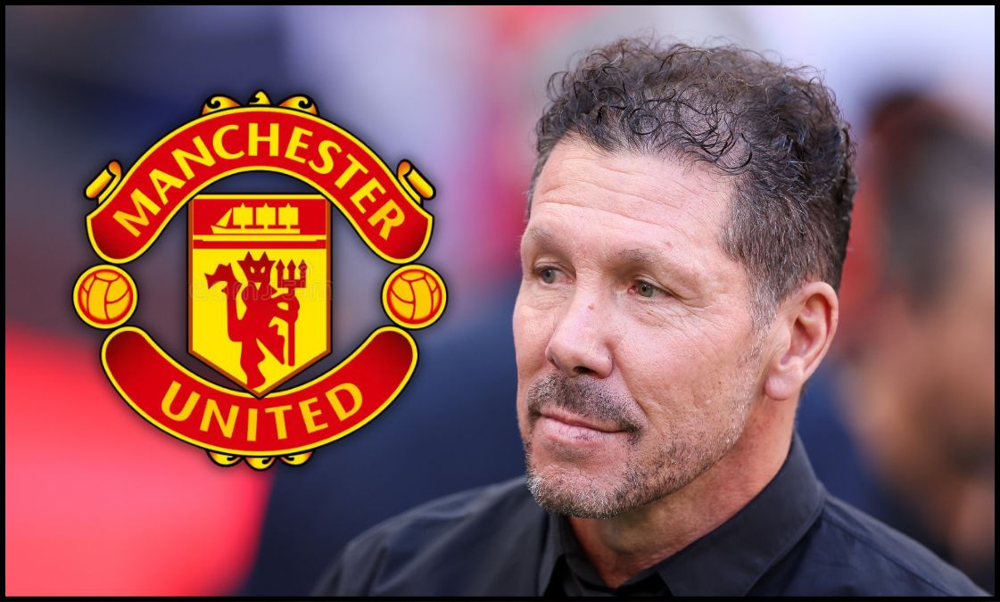 Diego Simeone looking on