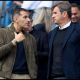 Man City chairman Khaldoon Al-Mubarak with the club's CEO Ferran Soriano