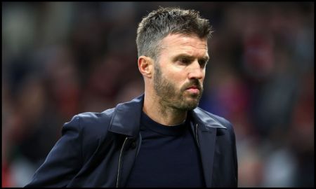 Michael Carrick on the sidelines
