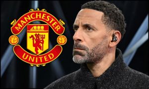 Rio Ferdinand looking on