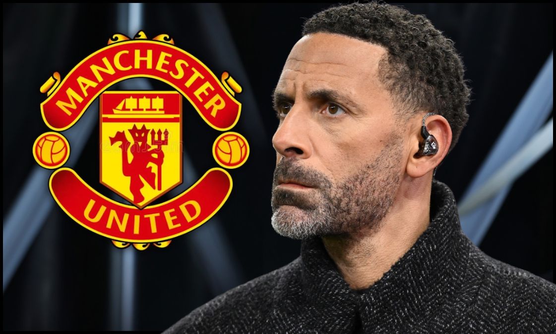Rio Ferdinand looking on